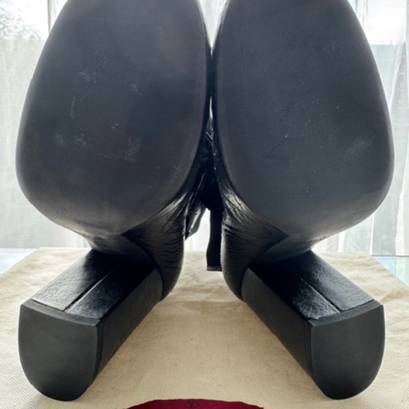 VALENTINO Boots 'NEW' - Ballerina Black Lace-Up - EU 37 - Picture 4 of 15